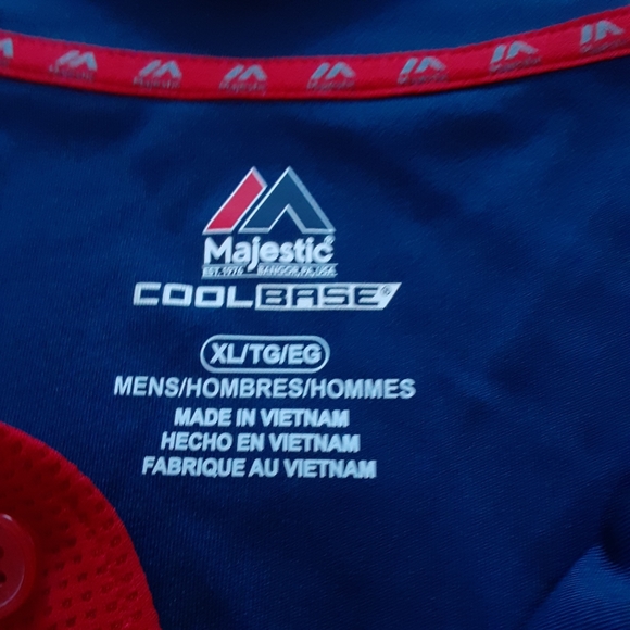 RED SOX JERSEY by Majestic Cool Base 100% Polyester XL - Picture 5 of 7